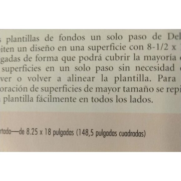 Delta Stencil Magic One Step Background Strokework Grid - Picture 10 of 10